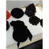 Image 3 : LOT 8 VINTAGE 1950S LADYS FORMAL VELVET HATS