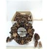 Image 1 : LARGE LOT OF DECORATIVE PINE CONES & PINE CONE
