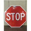 Image 1 : 30X30 OCTAGON REFLECTIVE ALUMINUM STOP SIGN