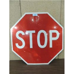 30X30 OCTAGON REFLECTIVE ALUMINUM STOP SIGN