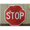 Image 1 : 30X30 OCTAGON REFLECTIVE ALUMINUM STOP SIGN