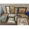 Image 1 : LOT 13 ASSORTED FRAMED VINTAGE PRINTS: