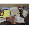 Image 1 : LOT 15 VARIOUS BLANKETS, CRIB COMFORTER, PLACEMATS