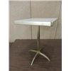 Image 1 : 15X15X22 BRASS & CERAMIC TILE SIDE OR PATIO TABLE