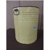 Image 1 : 16"DX20"H PRESSED METAL BARREL WITH HANDLES