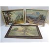 Image 1 : LOT 3 VINTAGE 1930S FRAMED LANDSCAPE PRINTS