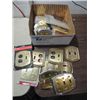 Image 1 : LARGE SELECTION SOLID BRASS ELECTRICAL FACEPLATES
