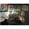 Image 2 : LARGE SELECTION SOLID BRASS ELECTRICAL FACEPLATES