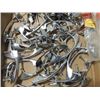 Image 2 : 3 STYLES (2) CHROME, 1 ANTIQUE BRONZE METAL DRAWER