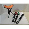 Image 1 : LOT 4 FOLDING STADIUM SEATS 16"H.