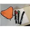 Image 2 : LOT 4 FOLDING STADIUM SEATS 16"H.