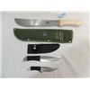 Image 1 : LOT 2 17"L STEEL MACHETTE AND CANVAS BELT SHEATH &