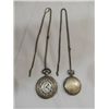 Image 1 : LOT 2 MAN'S QUARTZ POCKET WATCH & CHAIN.