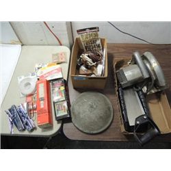 ASSORTED LOT OF HOME REPAIR ITEMS: DOOR BELL,