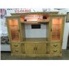 Image 2 : VINTAGE FRENCH PROVINCIAL OAK ENTERTAINMENT CENTER