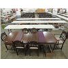 Image 1 : VINTAGE BERKEY FURNITURE CO WALNUT DINING TABLE: 3