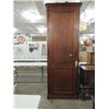 Image 1 : ANTIQUE MAHOGANY LINEN CLOSET CABINET 10' CEILINGS