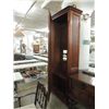 Image 2 : ANTIQUE MAHOGANY LINEN CLOSET CABINET 10' CEILINGS