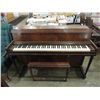 Image 1 : VINTAGE LESTER MAPLE WOOD SPINNETT PIANO & BENCH