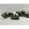 Image 1 : LOT 3 VINTAGE GI JOE VEHICLES: (2) 1982 VAMP JEEP,