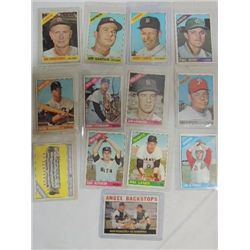 LOT 13 1966 TOPPS BASEBALL PLAYER CARDS