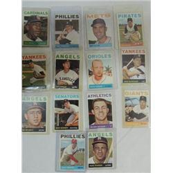 LOT 14 1964 TOPPS BASEBALL PLAYER CARDS