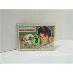 1956 TOPPS #14 BASEBALL ROOKIE CARD KEN BOYER