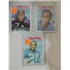 Image 1 : LOT 3 1966 PHILADELPHIA FOOTBALL CARD: #57, 63, 60