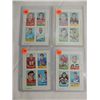 Image 1 : LOT 4 1969 TOPPS STICK BACK FOOTBALL STAMPS