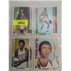 Image 1 : LOT 8 1975-76 TOPPS BASKETBALL PLAYER CARDS