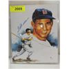 Image 1 : 8X10 BASEBALL PRINT AUTOGRAPHED TED WILLIAMS COA