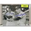 Image 1 : 10X8 BASEBALL PHOTO 2 AUTOGRAPHS MANTLE & DIMAGGIO