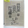 Image 1 : 1917 LESLIE'S WEEKLY NEWSPAPER BASEBALL WAGNER