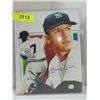 Image 1 : 8X10 BASEBALL PRINT AUTOGRAPHED MICKEY MANTLE COA