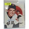 Image 1 : 8X10 BASEBALL PRINT AUTOGRAPHED TED WILLIAMS COA