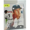 Image 1 : 8X10 BASEBALL PRINT AUTOGRAPHED MICKEY MANTLE COA