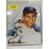 Image 1 : 8X10 BASEBALL PRINT AUTOGRAPHED TED WILLIAMS COA