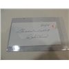 Image 1 : BOB DOERR ON 3X5 CARD SIGNATURE AUTOGRAPH NO COA