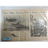 Image 1 : MILITARIANA WWII NEWSPAPER AFTERMATH PEARL HARBOR