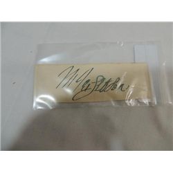 THOMAS JEFFERSON CUT SIGNATURE AUTOGRAPH NO COA