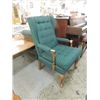Image 2 : CONTEMPORARY WING BACK EMERALD GREEN READING CHAIR