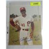 Image 1 : LOT 2 4 BASEBALL PHOTOS AUTOGRAPHED DERRICK MAY &