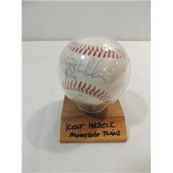 RAWLINGS BASEBALL AUTOGRAPHED KENT HIRBECK NO COA