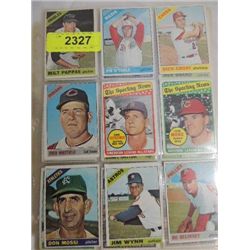 LOT 42 1966 TOPPS BASEBALL PLAYER CARDS: ROSE,