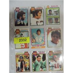 LOT 9 1979 TOPPS FOOTBALL PLAYER CARDS