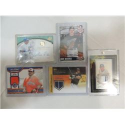 LOT 5 2008 TO 13 BASEBALL SEGMENT & SIGNED CARDS: