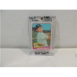 1965 TOPPS #350 BASBALL PLAYER CARD MICKEY MANTLE