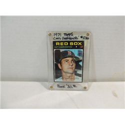 1971 TOPPS #530 BASEBALL CARD CARL YASTRZEMSKI