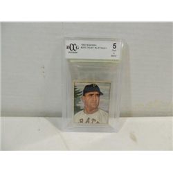 1950 BOWMAN #203 GRADED BASEBALL CARD MURTAUGH