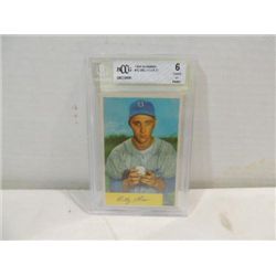 1954 BOWMAN #42 GRADED BASEBALL CARD BILLY LOES